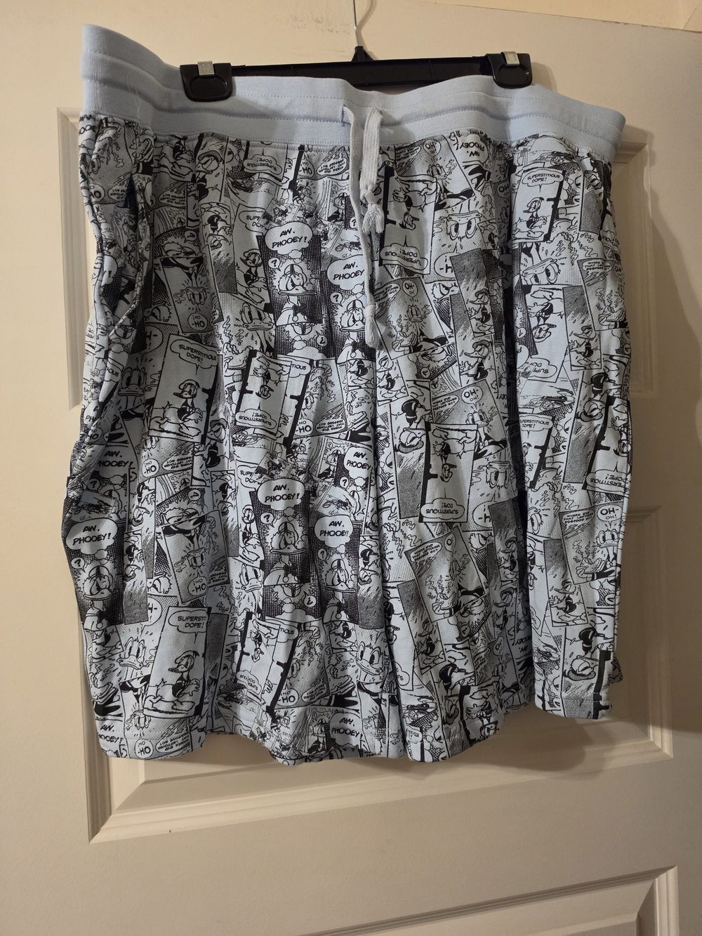 Disney Light Blue DONALD DUCK Comic-Strip Shorts
